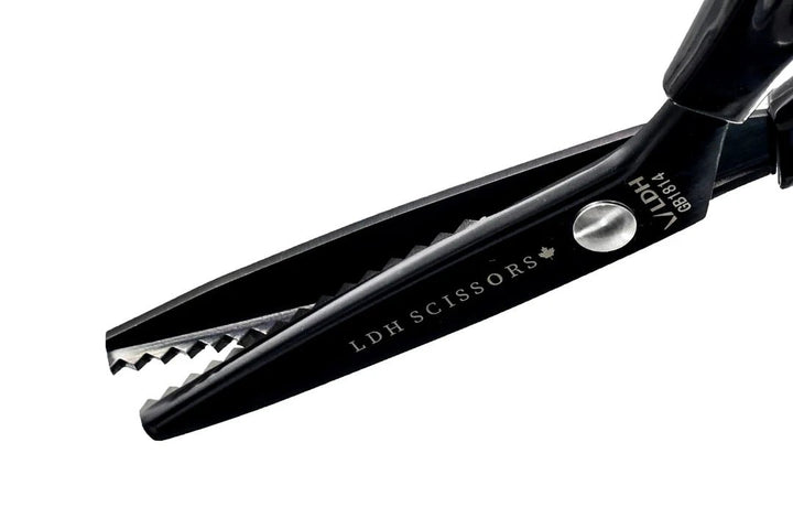 LDH Midnight Edition Lightweight Pinking Shears - 9" - Maple Leaf Quilting Company Ltd.