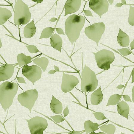 Leaf Water Color Leaves 108" Cotton (BQ3502 - 60) – Sold in UNITS of ¼ metre - Maple Leaf Quilting Company Ltd.