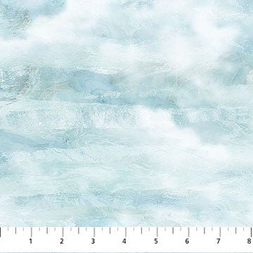 Light Blue Clouds - Smooth Sailing | 43/44" (DP28910-42) - Sold in UNITS of ¼ metre - Maple Leaf Quilting Company Ltd.