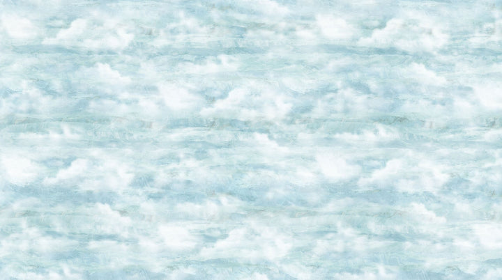Light Blue Clouds - Smooth Sailing | 43/44" (DP28910-42) - Sold in UNITS of ¼ metre - Maple Leaf Quilting Company Ltd.