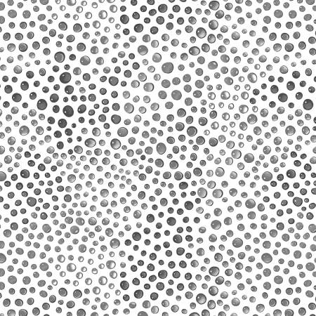 Light Grey Water Droplets 108" Cotton (BQ3328 - 09) – Sold in UNITS of ¼ metre - Maple Leaf Quilting Company Ltd.