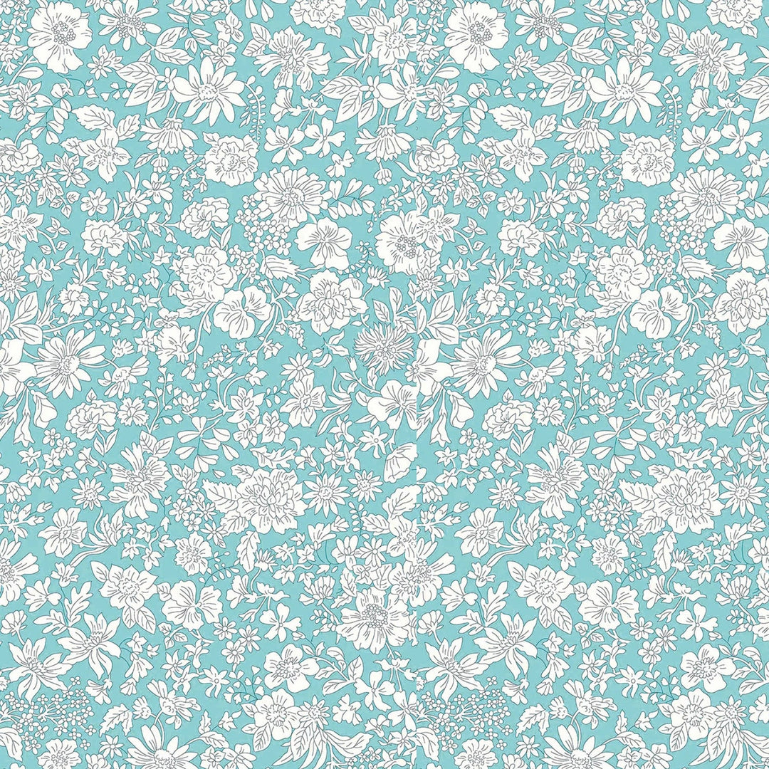 London Bouquet by Liberty Fabrics Collection - Emily Blossom Mermaid | 108" Cotton (0166W7411A) – Sold in UNITS of ¼ metre - Maple Leaf Quilting Company Ltd.
