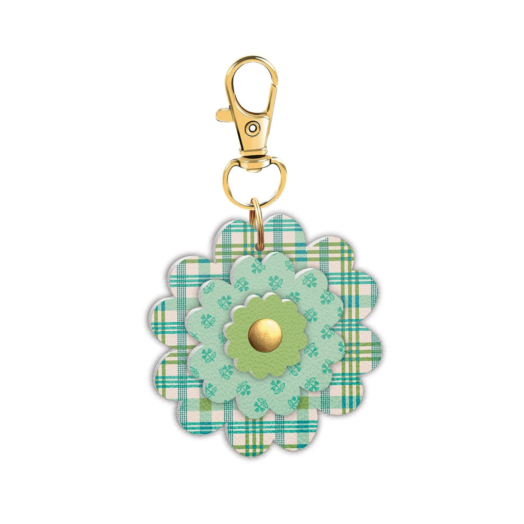Lori Holt Farmer's Daughter Leather Flower Charm (STLR - 46824) - Maple Leaf Quilting Company Ltd.