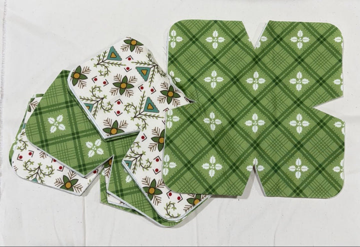 Lori Holt Hometown Holiday - Large Bowl Cozy Kit (4pck) - Maple Leaf Quilting Company Ltd.