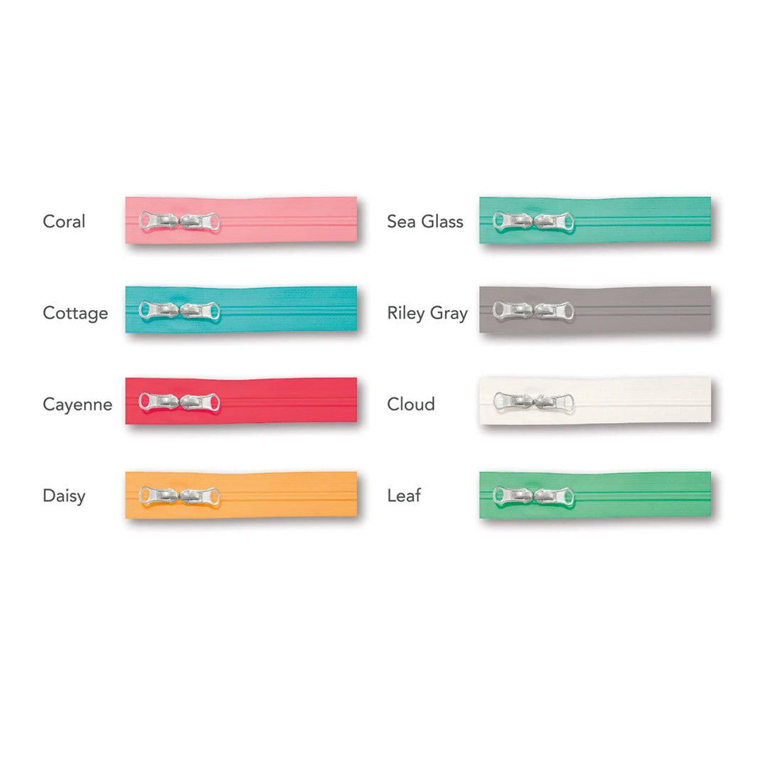 Lori Holt - My Happy Place Zippers (ST - 22902) - Maple Leaf Quilting Company Ltd.