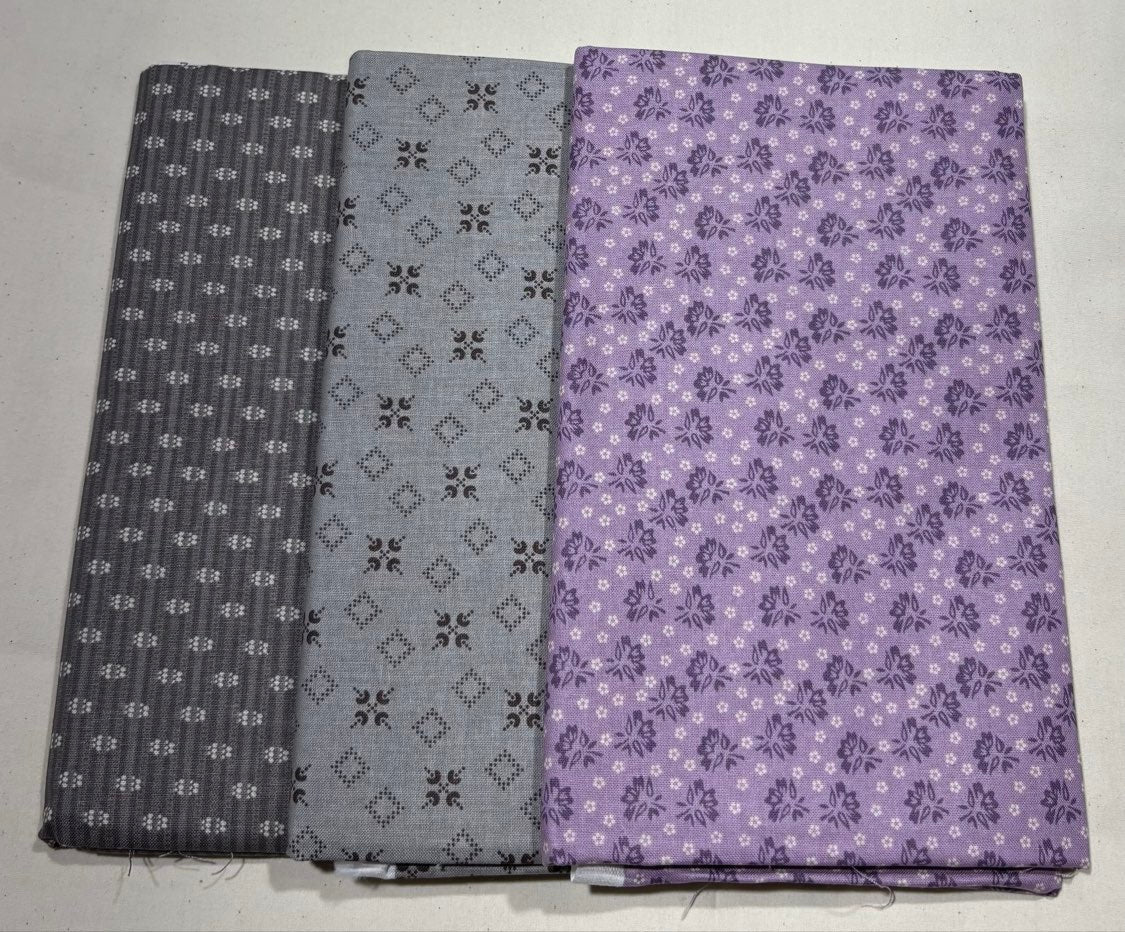 Lori Holt Piece & Plenty - 1yd Bundle (3pcs - 3yds total) - Maple Leaf Quilting Company Ltd.