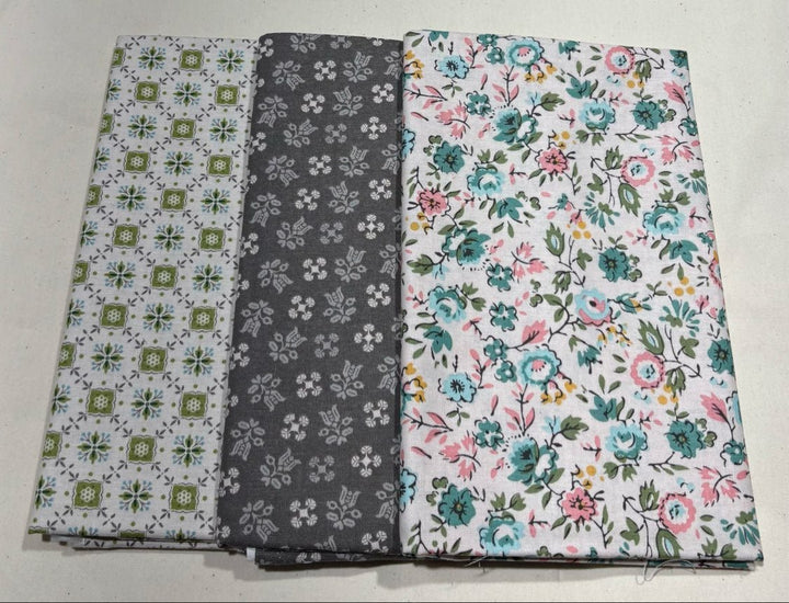 Lori Holt Piece & Plenty - 1yd Bundle (3pcs - 3yds total) - Maple Leaf Quilting Company Ltd.