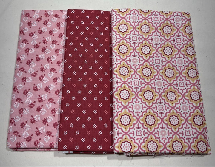 Lori Holt Piece & Plenty - 1yd Bundle (3pcs - 3yds total) - Maple Leaf Quilting Company Ltd.
