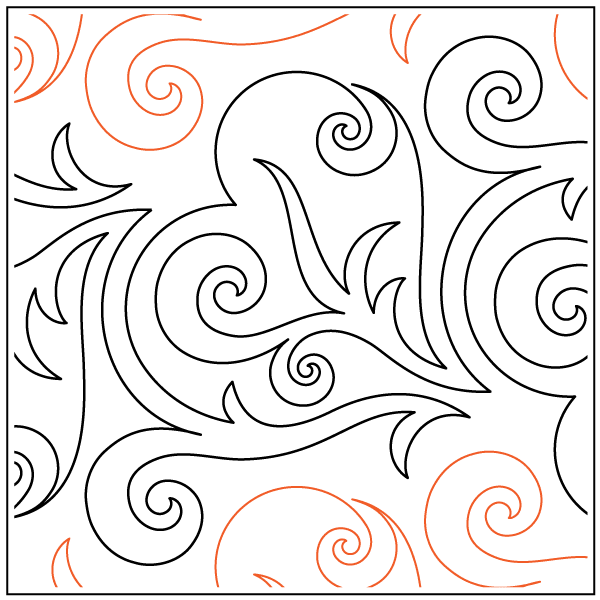 Love Doodle 4 – 10.75” Paper Pantograph - Maple Leaf Quilting Company Ltd.