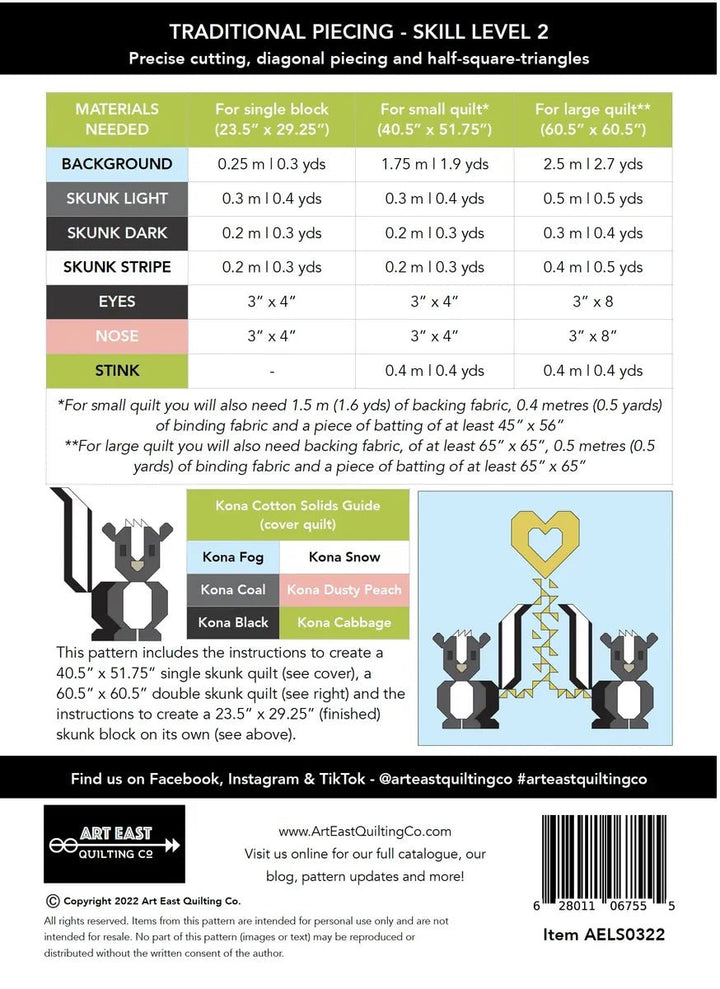 Love Stinks (AELS0322) - Maple Leaf Quilting Company Ltd.