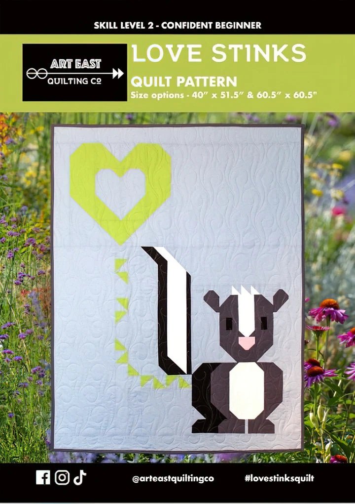 Love Stinks (AELS0322) - Maple Leaf Quilting Company Ltd.