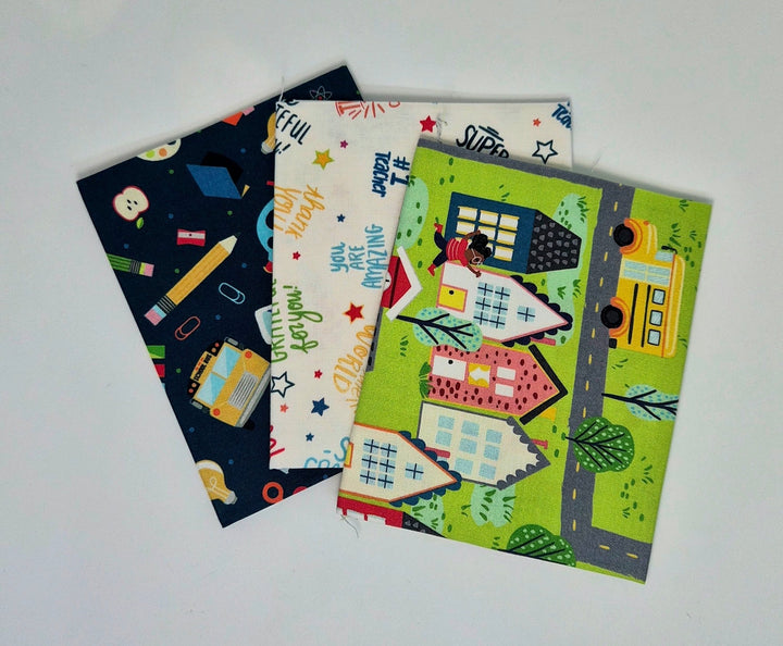 Love Teach Inspire | Fat Quarter Pack - 3 pcs (LTINFQ3) - Maple Leaf Quilting Company Ltd.