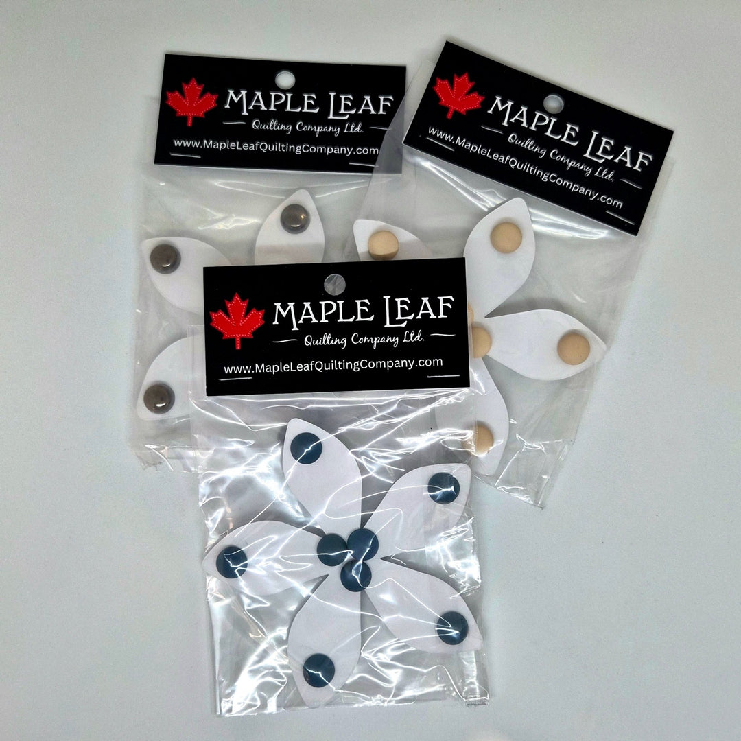 Magnetic PetalPin for English Paper Piecing - 8pcs (Asst. Colours) - Maple Leaf Quilting Company Ltd.
