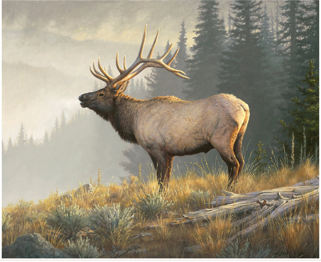 Majestic in Nature II - Monarch of the Mountain Panel - Maple Leaf Quilting Company Ltd.