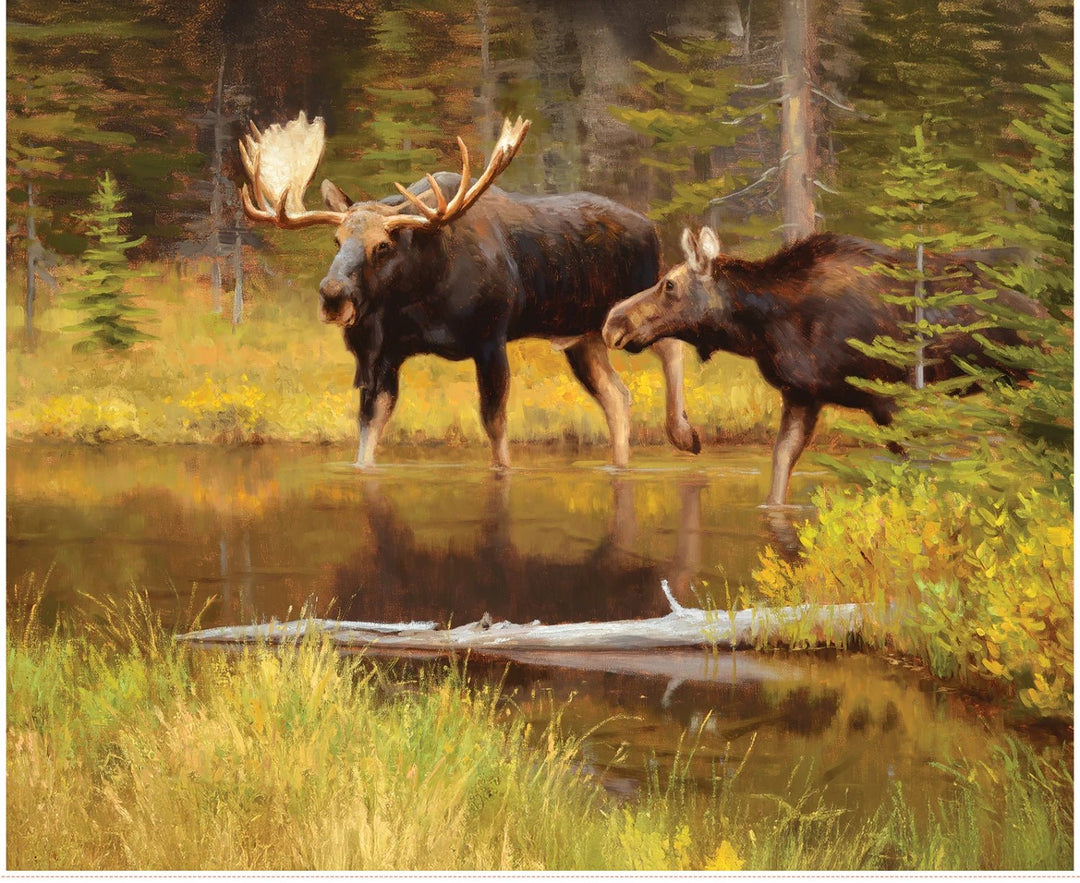 Majestic in Nature II - Swamp Mates Panel - Maple Leaf Quilting Company Ltd.