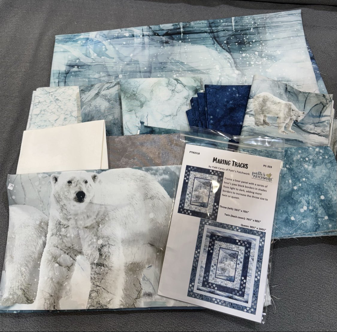 Making Tracks (Tundra Crossing) Quilt Kit - Maple Leaf Quilting Company Ltd.