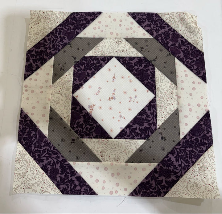 Maple Leaf Stitching Academy Beginner FPP - Pineapple, Log Cabin or Courthouse Steps - Maple Leaf Quilting Company Ltd.
