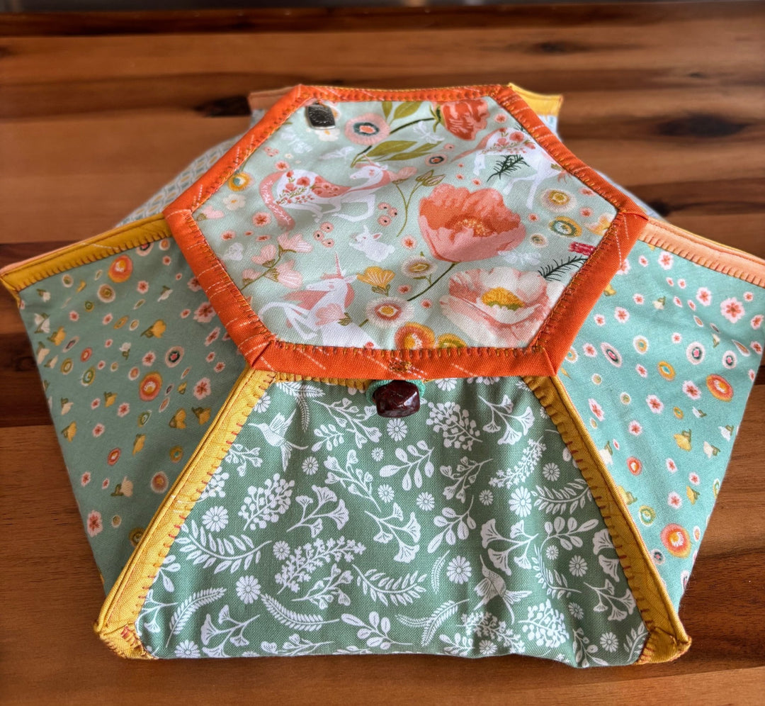 Maple Leaf Stitching Academy Beginner Sewing Class - Blossie Basket with Lid - Maple Leaf Quilting Company Ltd.