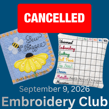 Maple Leaf Stitching Academy - Embroidery Club (September 9, 2026) - Maple Leaf Quilting Company Ltd.