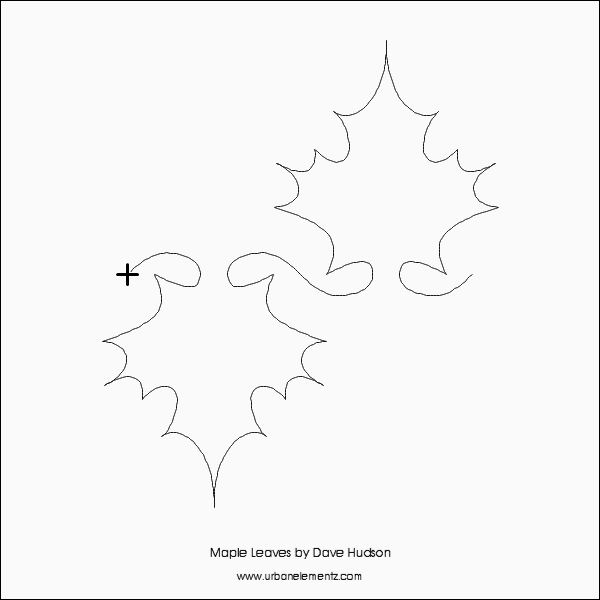 Maple Leaves – 9.25” Paper Pantograph
