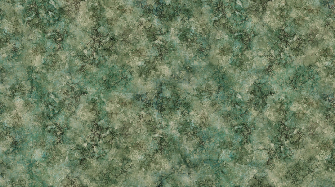 Medium Green Cedar Texture - Altitude | 43/44" Cotton (DP29160­-75) - Sold in UNITS of ¼ metre - Maple Leaf Quilting Company Ltd.