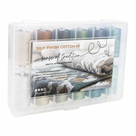 Mettler - Sense of Tradition 40wt Cotton Thread Pack - Maple Leaf Quilting Company Ltd.