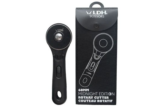 Midnight Edition Rotary Cutter (45mm and 60mm) - Maple Leaf Quilting Company Ltd.