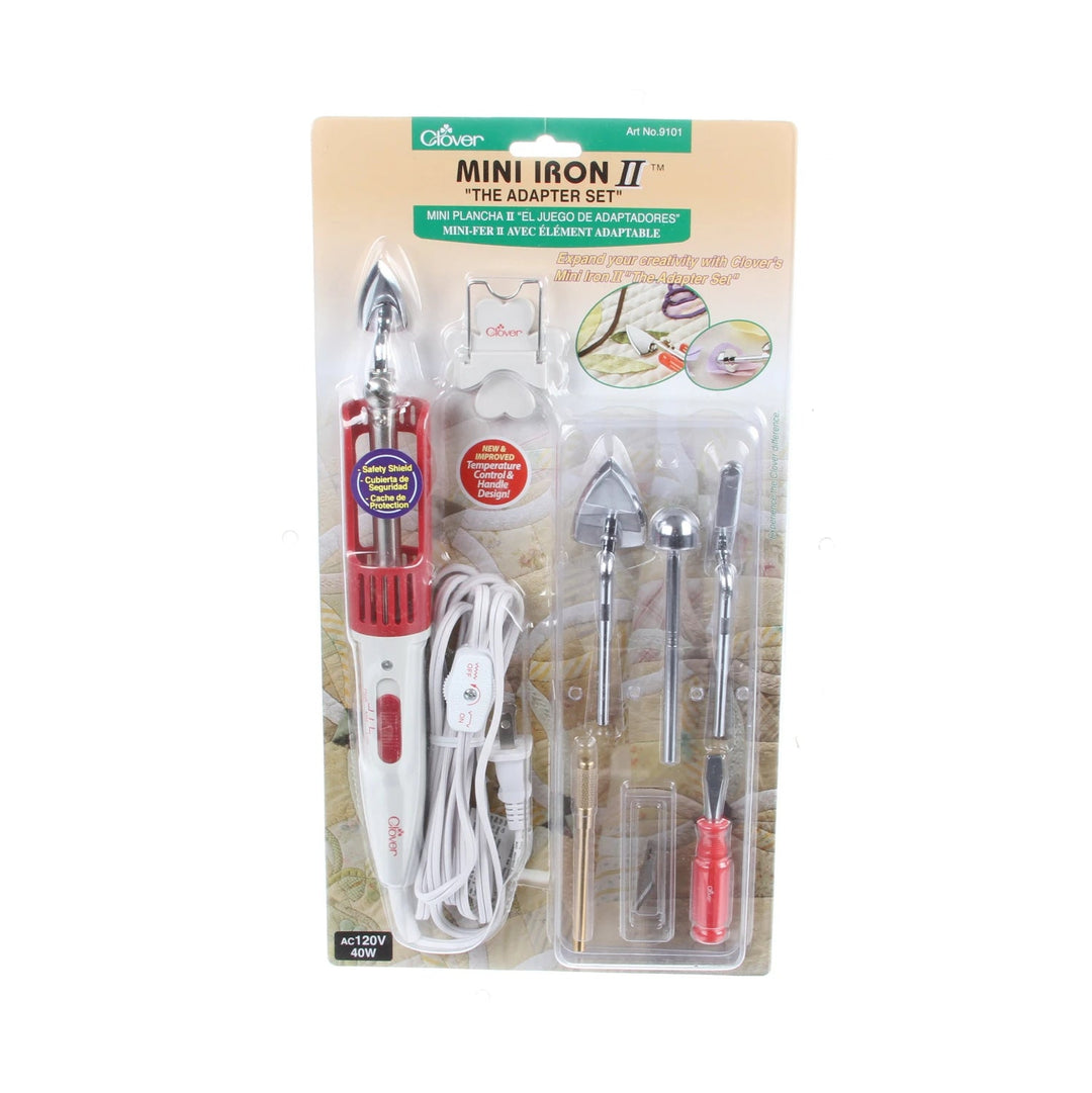 Mini Iron II With Assortment of Tips (9101CV) - Maple Leaf Quilting Company Ltd.