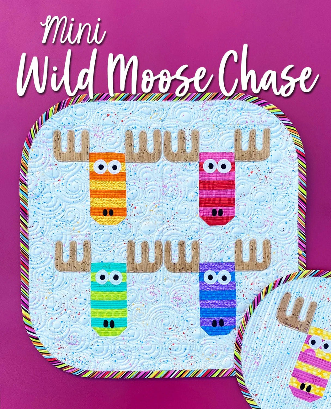 Mini Wild Moose Chase (SASSLN0077) - Maple Leaf Quilting Company Ltd.