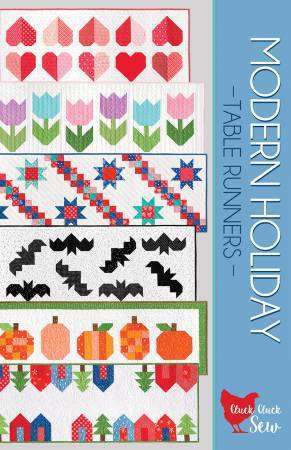 Modern Holiday Table Runners Paper Pattern - Maple Leaf Quilting Company Ltd.