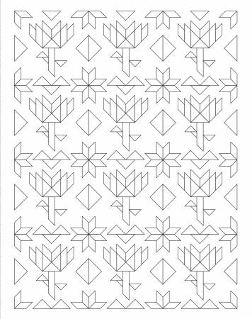 "Modern Quilting" Colouring Book - Maple Leaf Quilting Company Ltd.