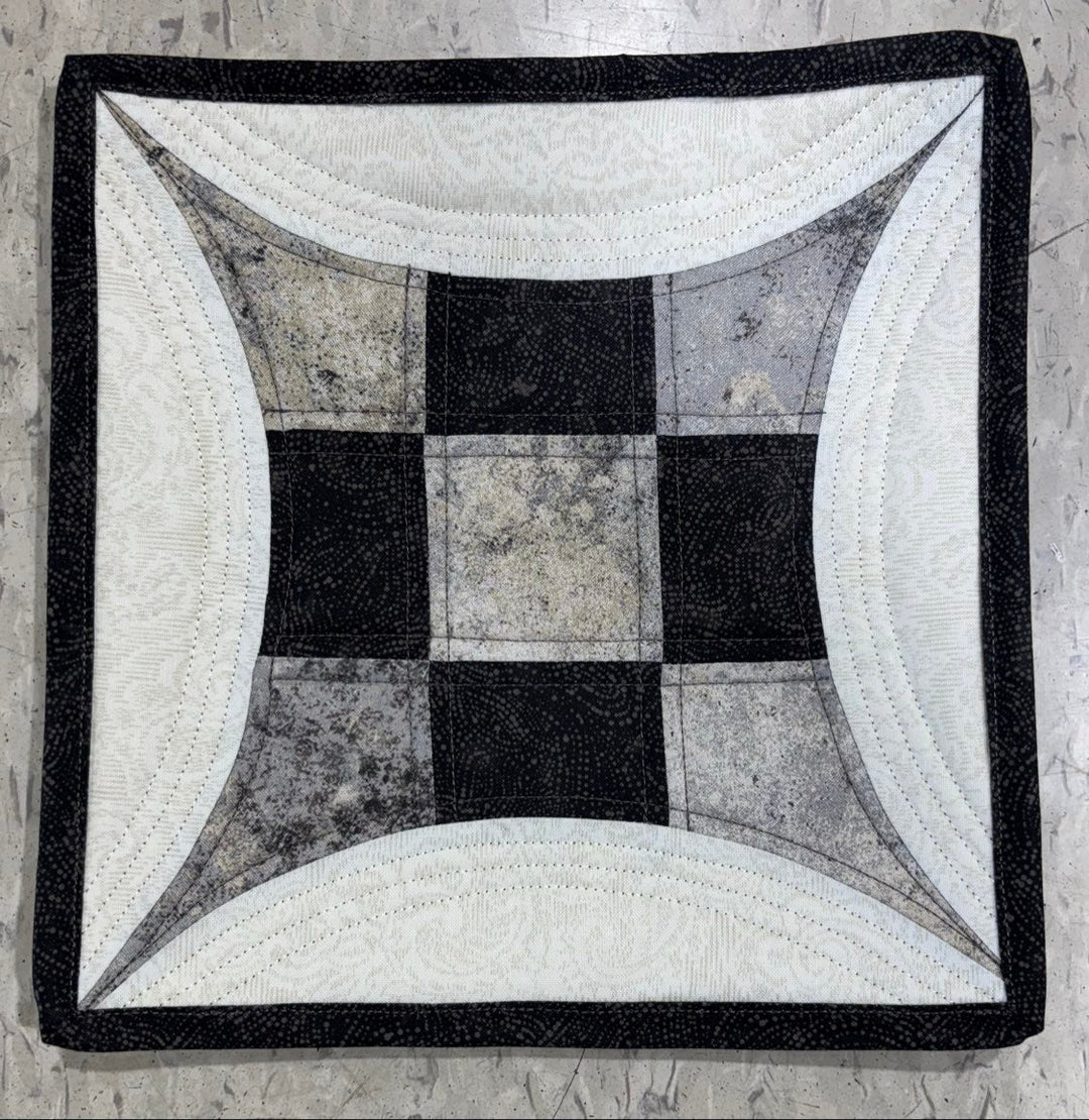 Mug Rug Kit - Glorified Nine Patch Block - Maple Leaf Quilting Company Ltd.