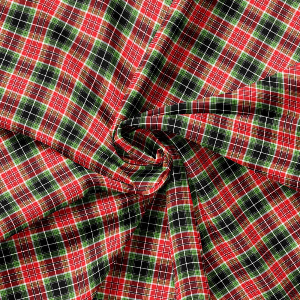 Multi Colour - Red Plaid 44" Wide Cotton (49230107-04) 🇨🇦 - Maple Leaf Quilting Company Ltd.