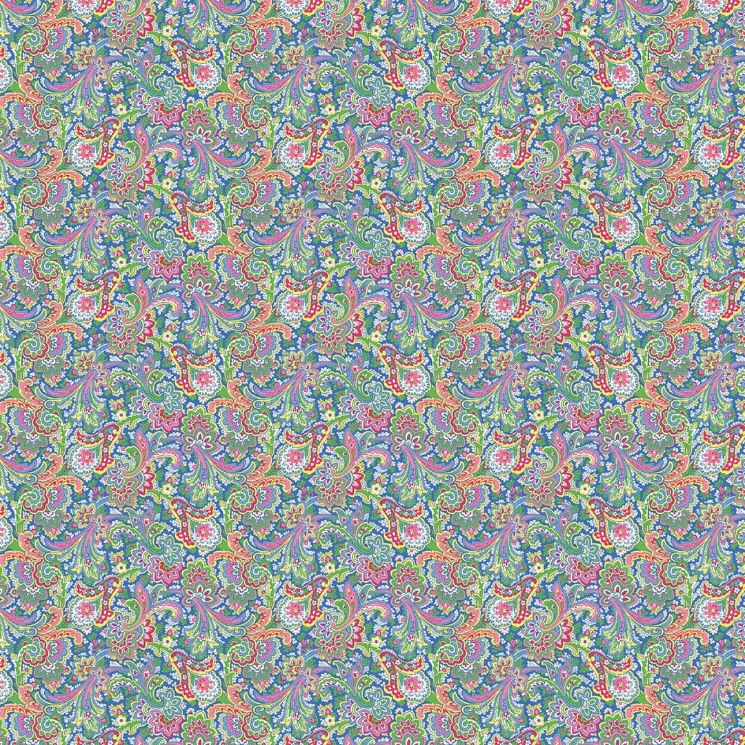 Multi Khanti Paisley 108” Cotton (16540WB - 99) - Sold in UNITS of 1/4 metre - Maple Leaf Quilting Company Ltd.