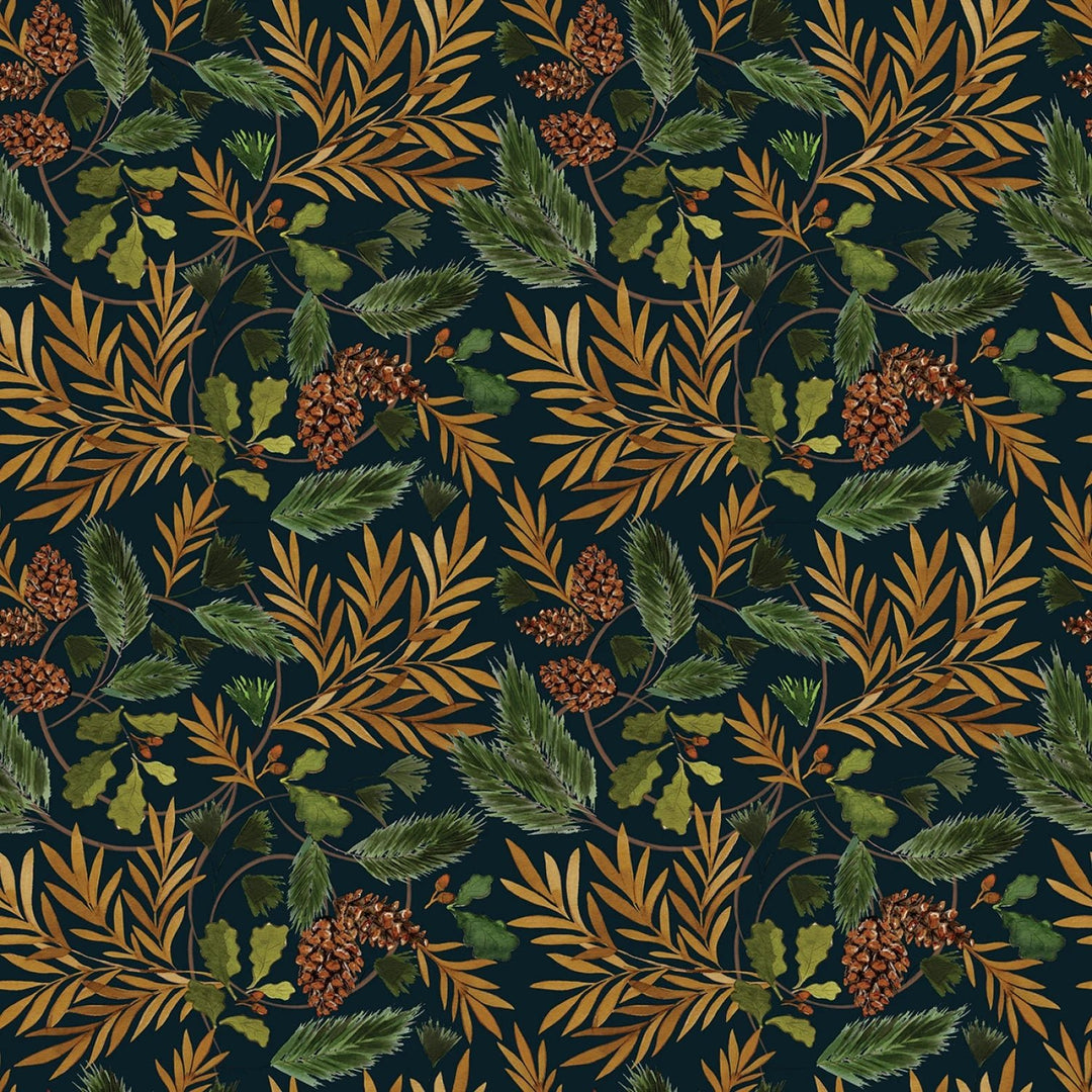 Multi Winter Fir 108” Cotton (XST-DFN3511MULTI) - Sold in UNITS of 1/4 metre - Maple Leaf Quilting Company Ltd.