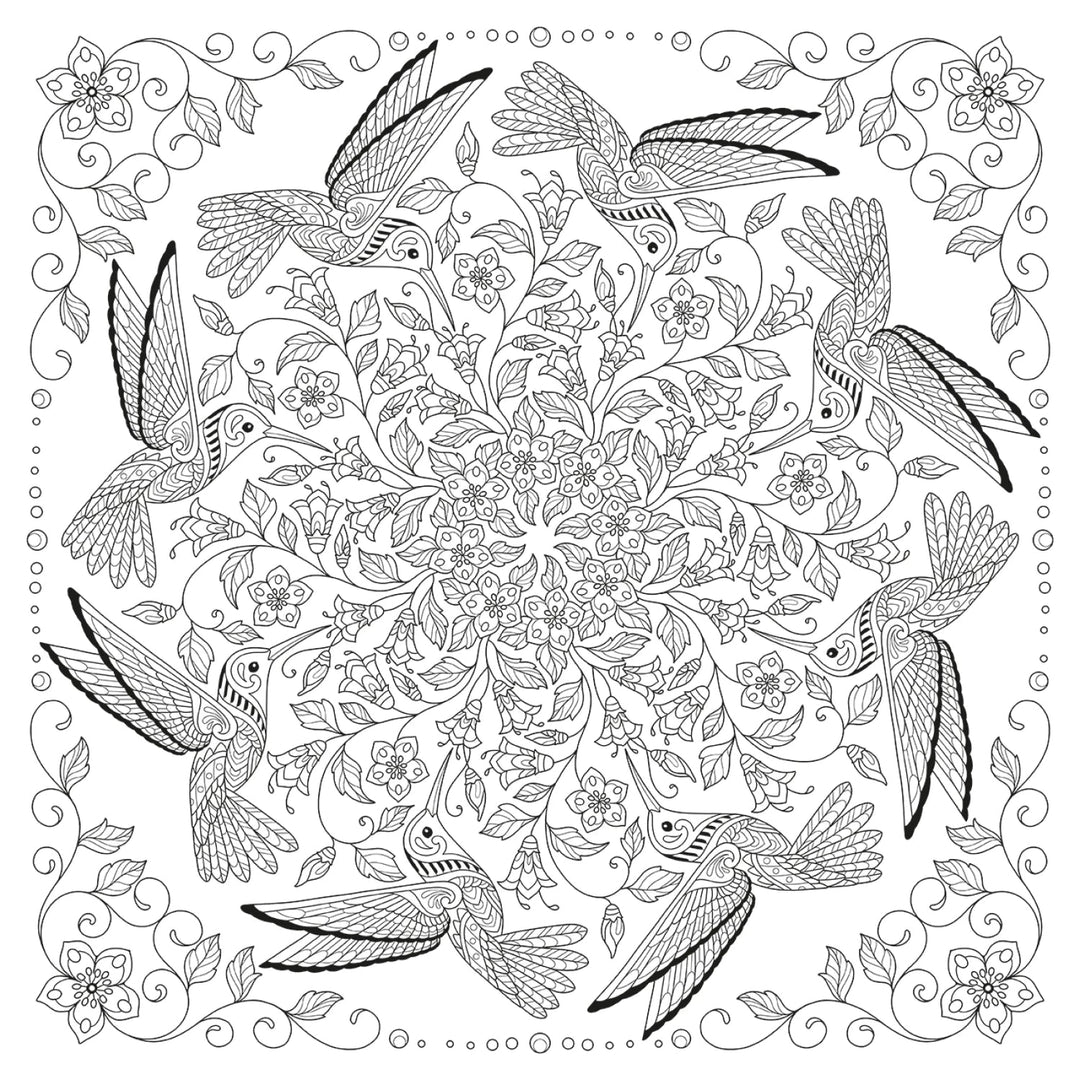 My Bird Mandala Colouring Book (20560) - Maple Leaf Quilting Company Ltd.
