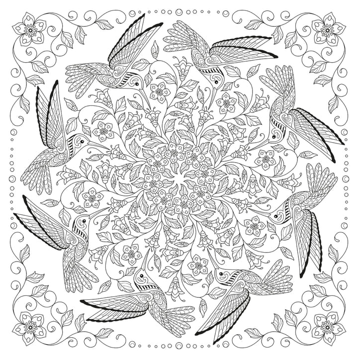 My Bird Mandala Colouring Book (20560) - Maple Leaf Quilting Company Ltd.