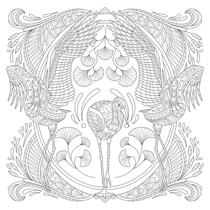 My Bird Mandala Colouring Book (20560) - Maple Leaf Quilting Company Ltd.