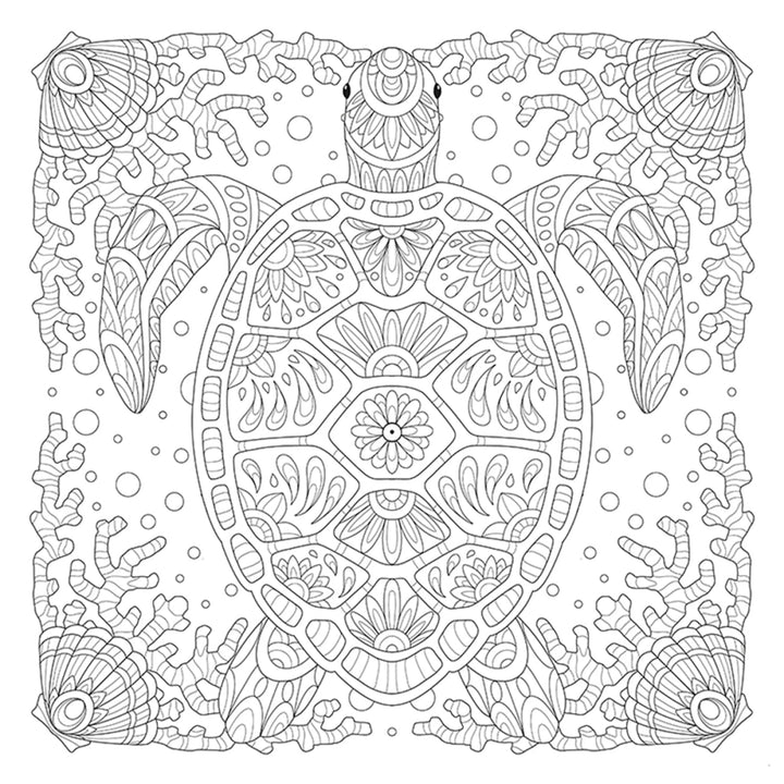 My Ocean Mandala Colouring Book (20559) - Maple Leaf Quilting Company Ltd.