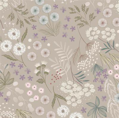 Natural Meadow Flowers by Lewis & Irene 108” Cotton (W6) - Sold in UNITS of 1/4 metre - Maple Leaf Quilting Company Ltd.