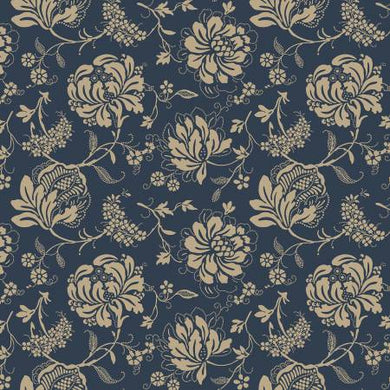 Navy Block Print 108