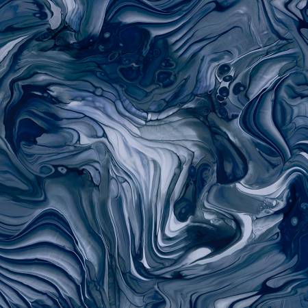 Navy Fluidity in Motion 108" Cotton (FL2W05586 - N) – Sold in UNITS of ¼ metre - Maple Leaf Quilting Company Ltd.