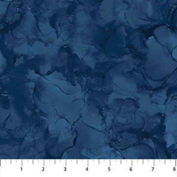 Navy Mirage | 43/44" Cotton (28270 - 48) - Sold in UNITS of ¼ metre - Maple Leaf Quilting Company Ltd.