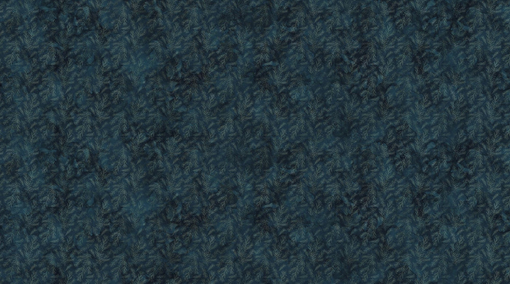 Navy Pine Branches - Altitude | 43/44" Cotton (DP29158­-49) - Sold in UNITS of ¼ metre - Maple Leaf Quilting Company Ltd.