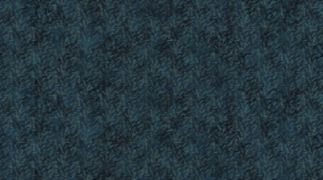 Navy Pine Branches - Altitude | 43/44" Cotton (DP29158­-49) - Sold in UNITS of ¼ metre - Maple Leaf Quilting Company Ltd.