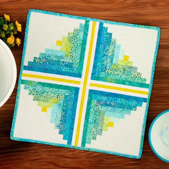 Northwoods Table Runner/Topper Quilt - As - You - Go Kit (4/pk) - Maple Leaf Quilting Company Ltd.
