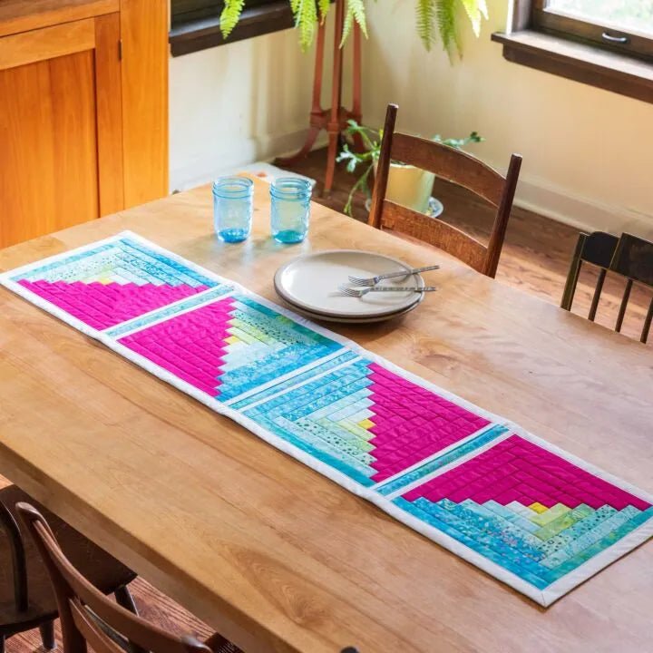 Northwoods Table Runner/Topper Quilt - As - You - Go Kit (4/pk) - Maple Leaf Quilting Company Ltd.