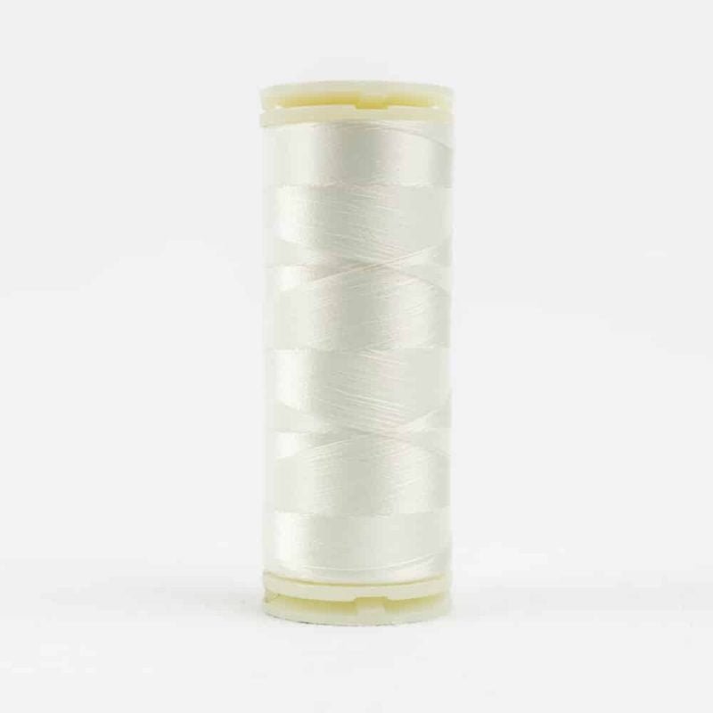 Off White - 105 | InvisaFil™ 100wt Invisible Cottonized Polyester Thread (400m/437yd) - Maple Leaf Quilting Company Ltd.