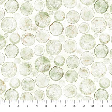 Off White/Green Crossgrain - Altitude | 43/44" Cotton (DP29161­-10) - Sold in UNITS of ¼ metre - Maple Leaf Quilting Company Ltd.