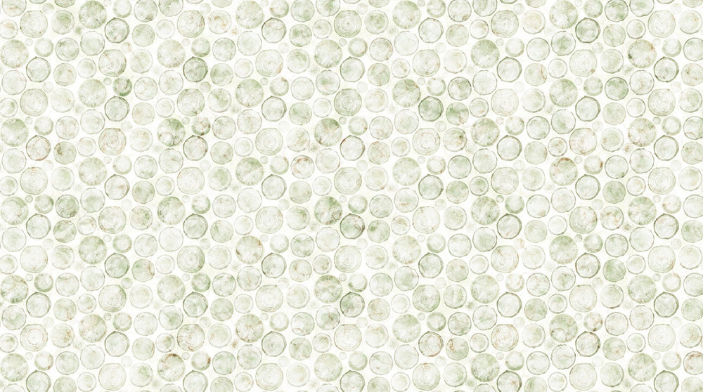 Off White/Green Crossgrain - Altitude | 43/44" Cotton (DP29161­-10) - Sold in UNITS of ¼ metre - Maple Leaf Quilting Company Ltd.
